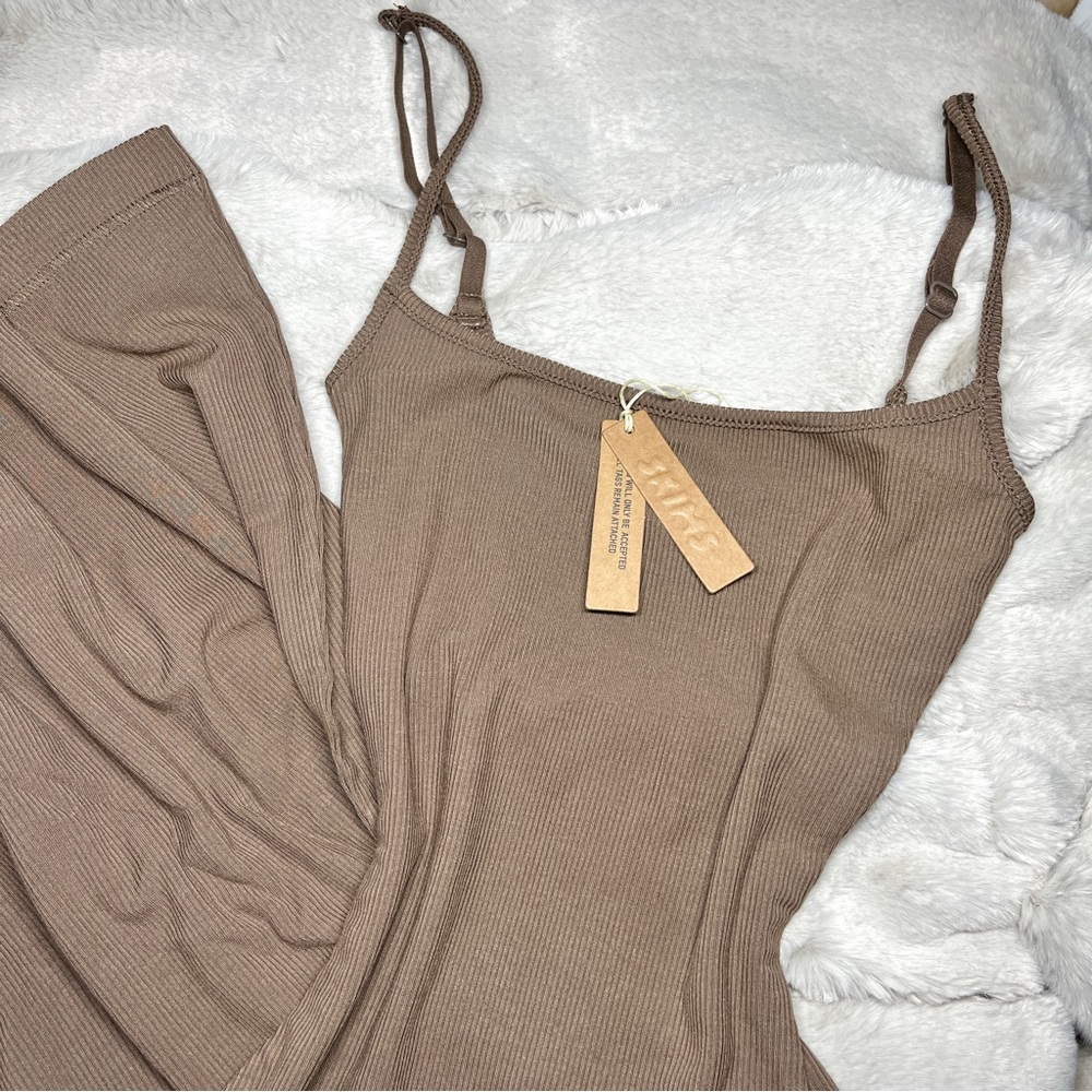 Skims soft lounge long slip dress